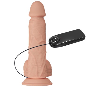 Dildo wibrujący penis z przyssawką 21,8cm